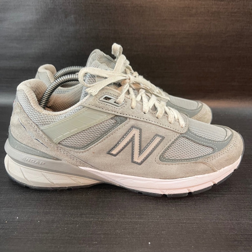 New Balance 990v5 Womens size 8.5 Gray Suede Mesh Running Comfort Shoes - Picture 4 of 9